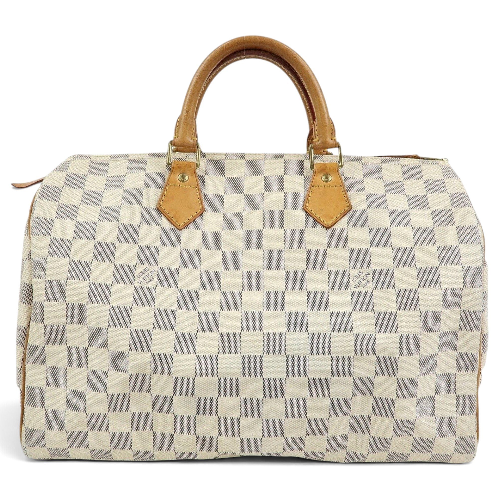 Speedy leather handbag
