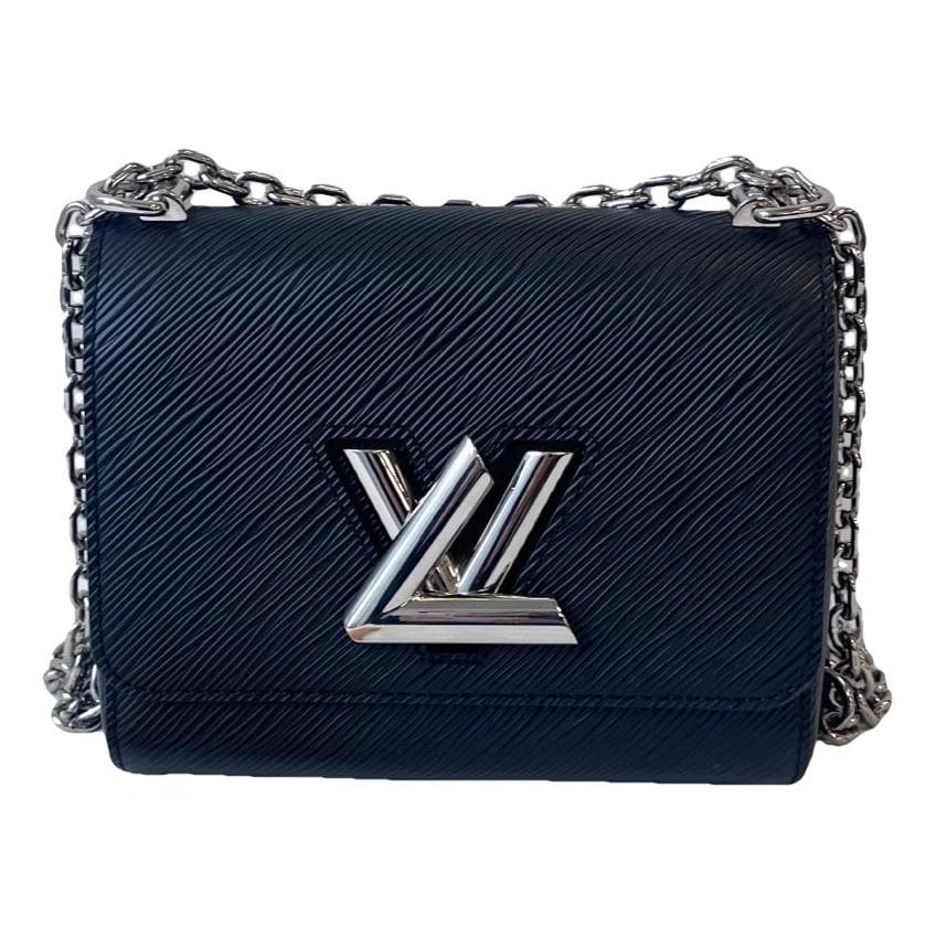 Twist leather handbag