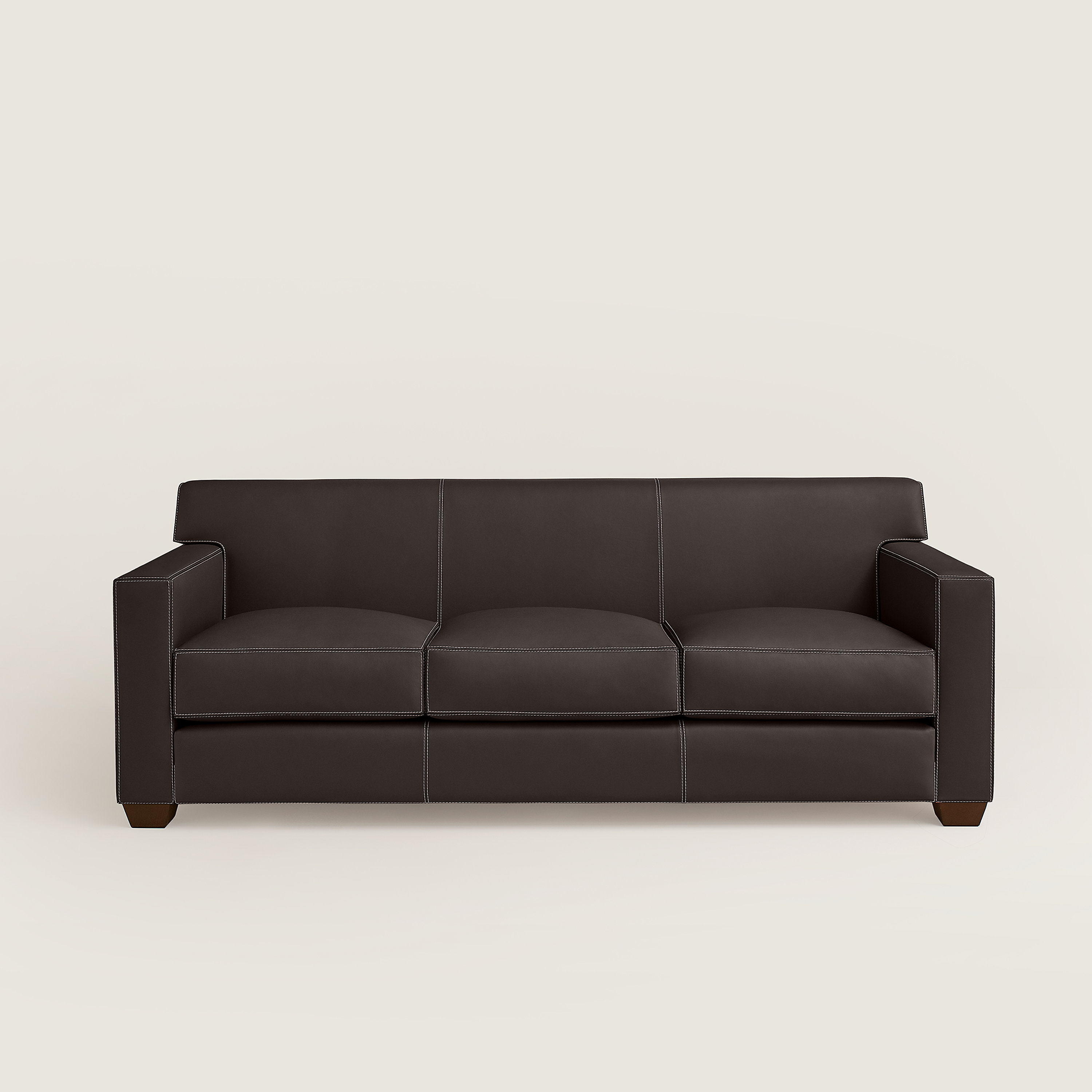 Reeditions J.-M. Frank par Hermès Comfortable 3-seater sofa