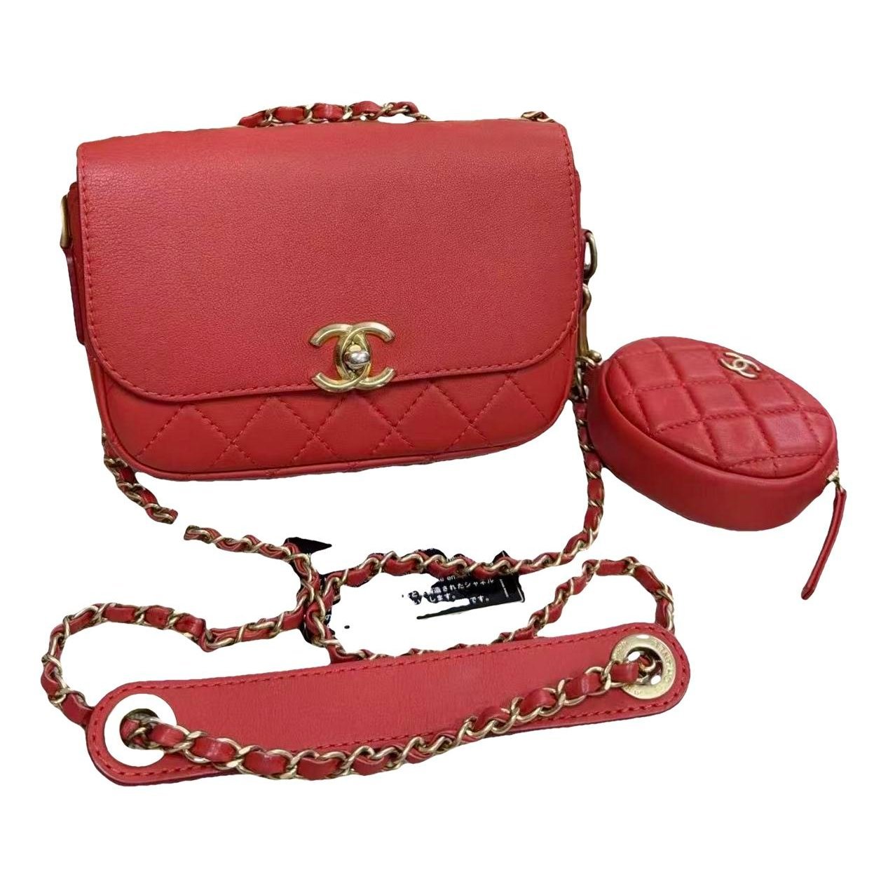 Leather handbag