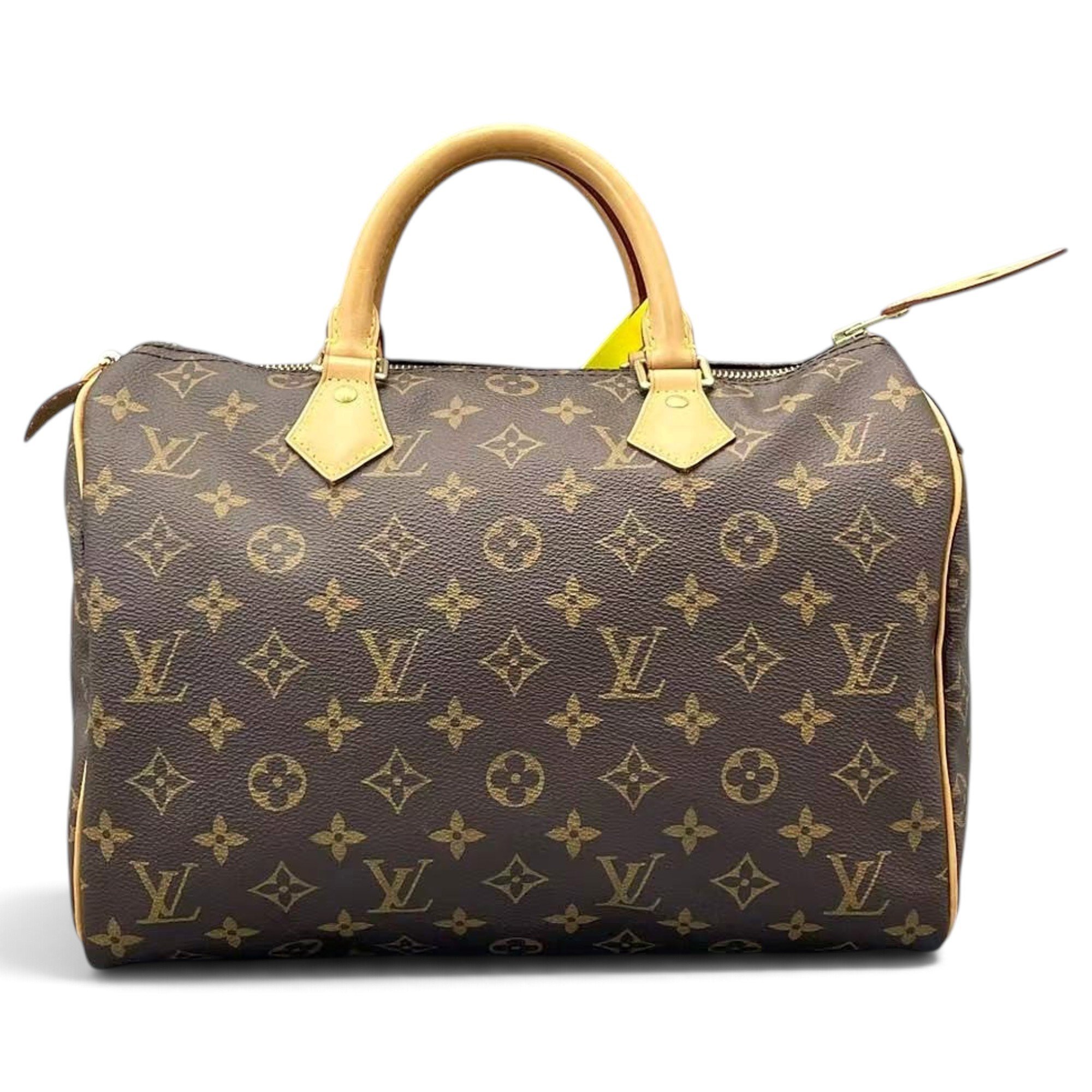 Speedy leather handbag