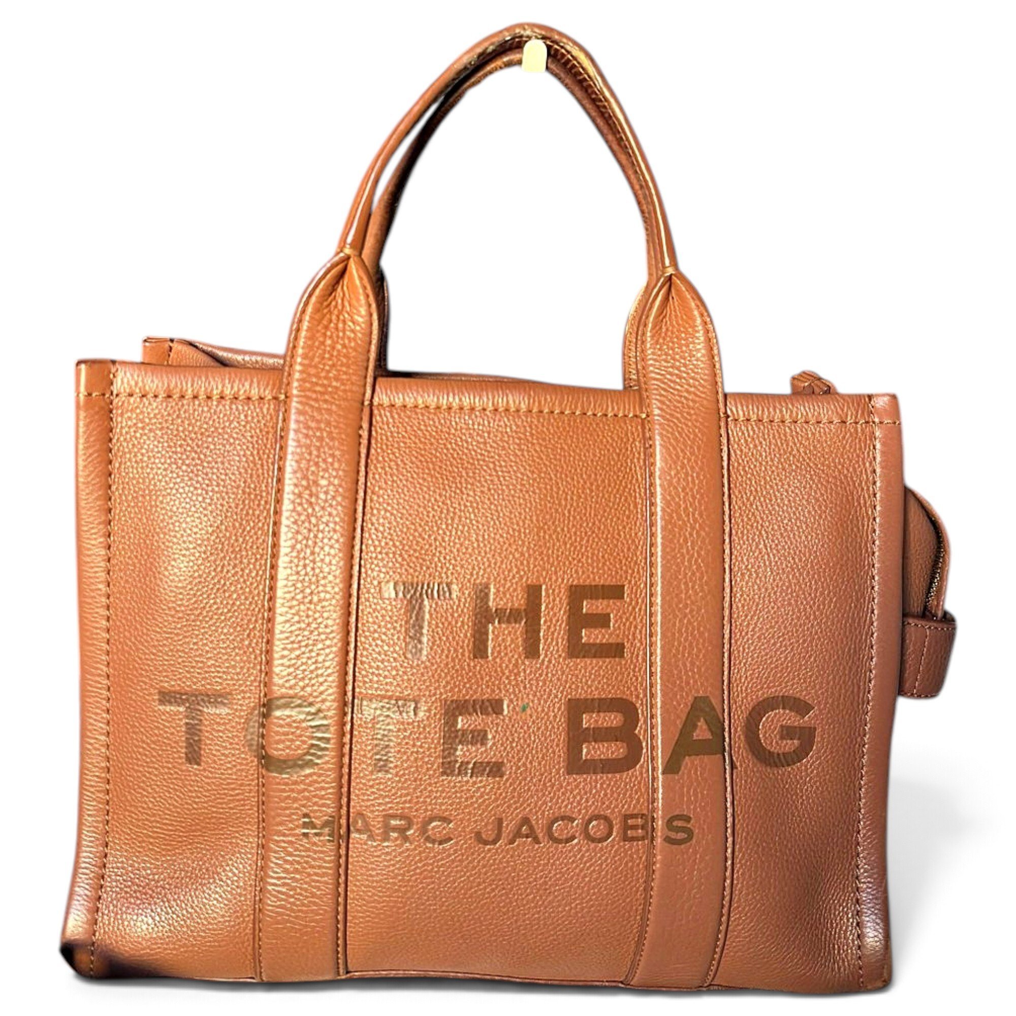 The Tag Tote leather tote