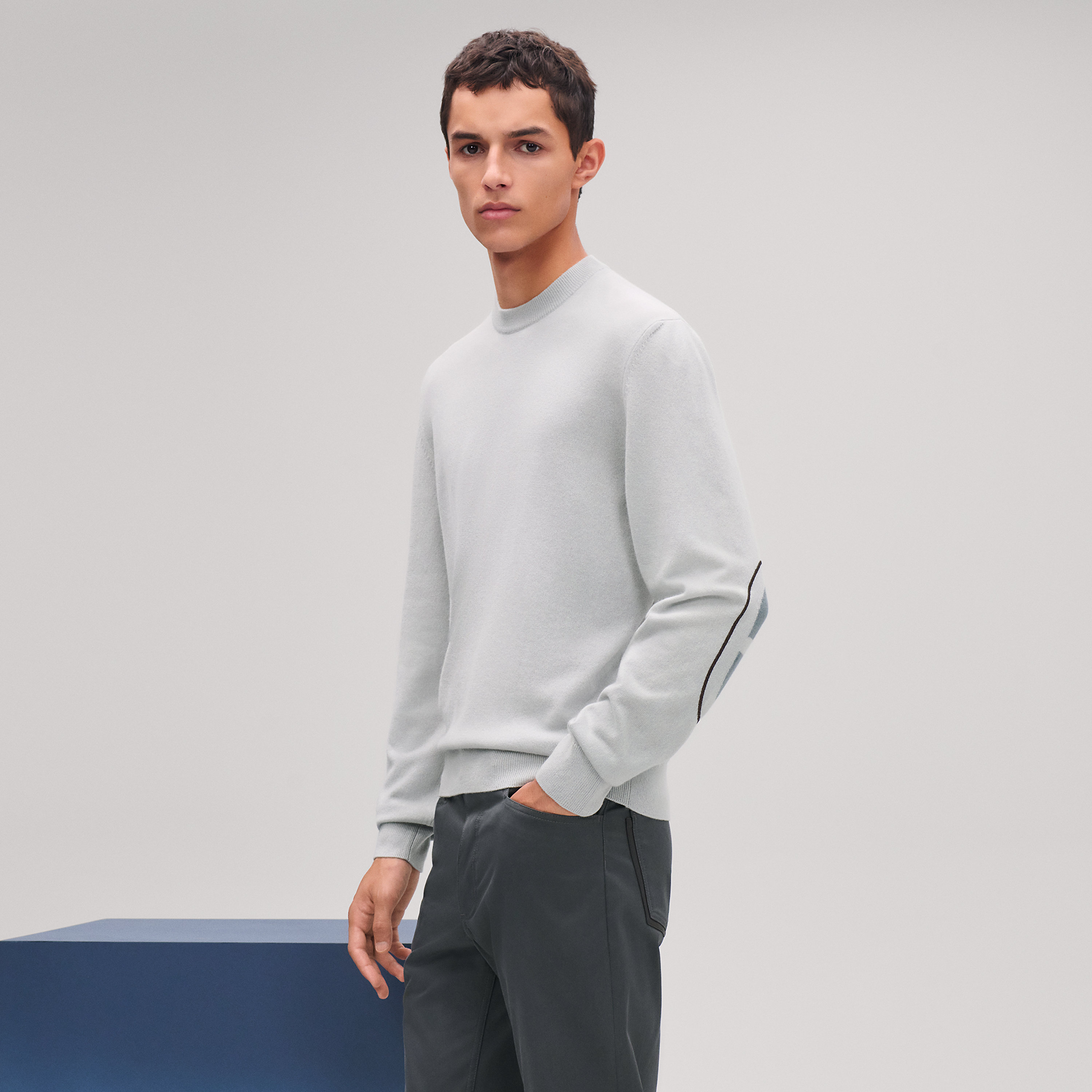 Cashmere "Maillon Chaine d'Ancre" crewneck sweater