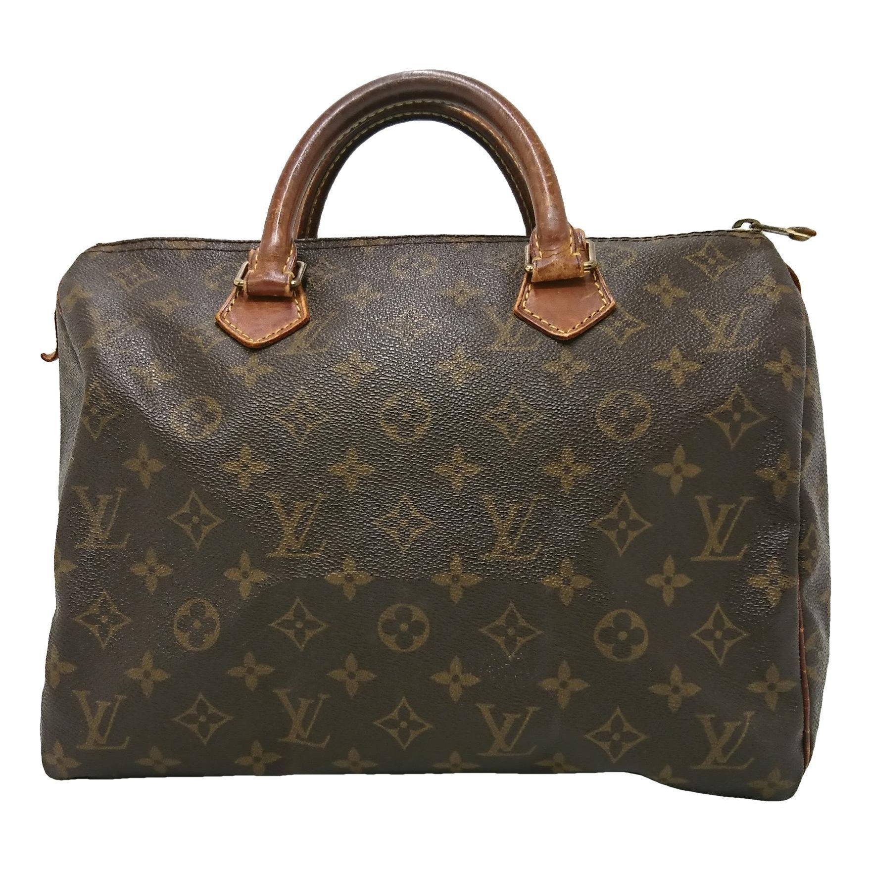 Speedy leather handbag