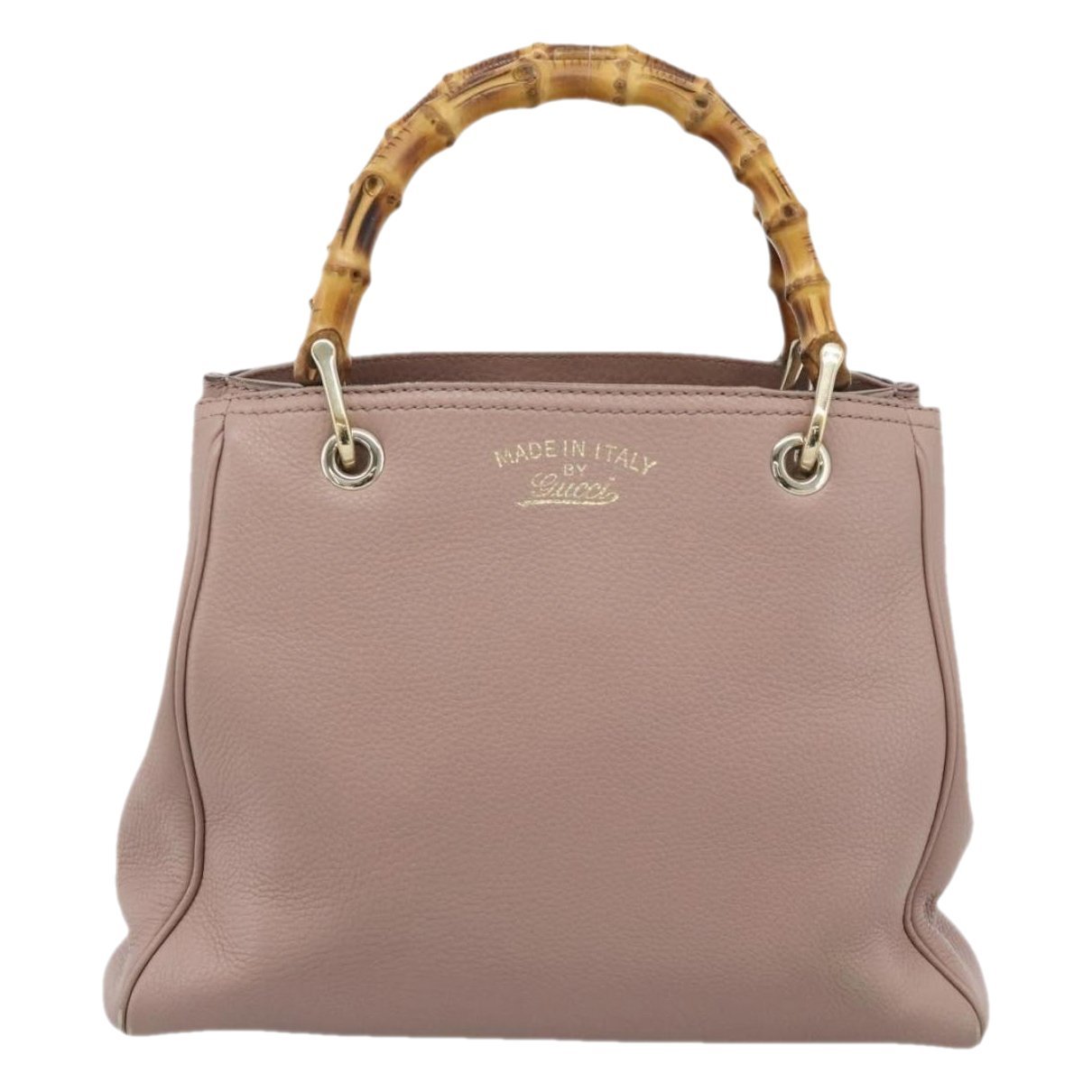 Bamboo Shopper leather tote
