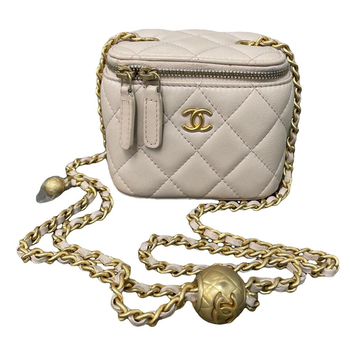 Trendy CC Vanity leather handbag