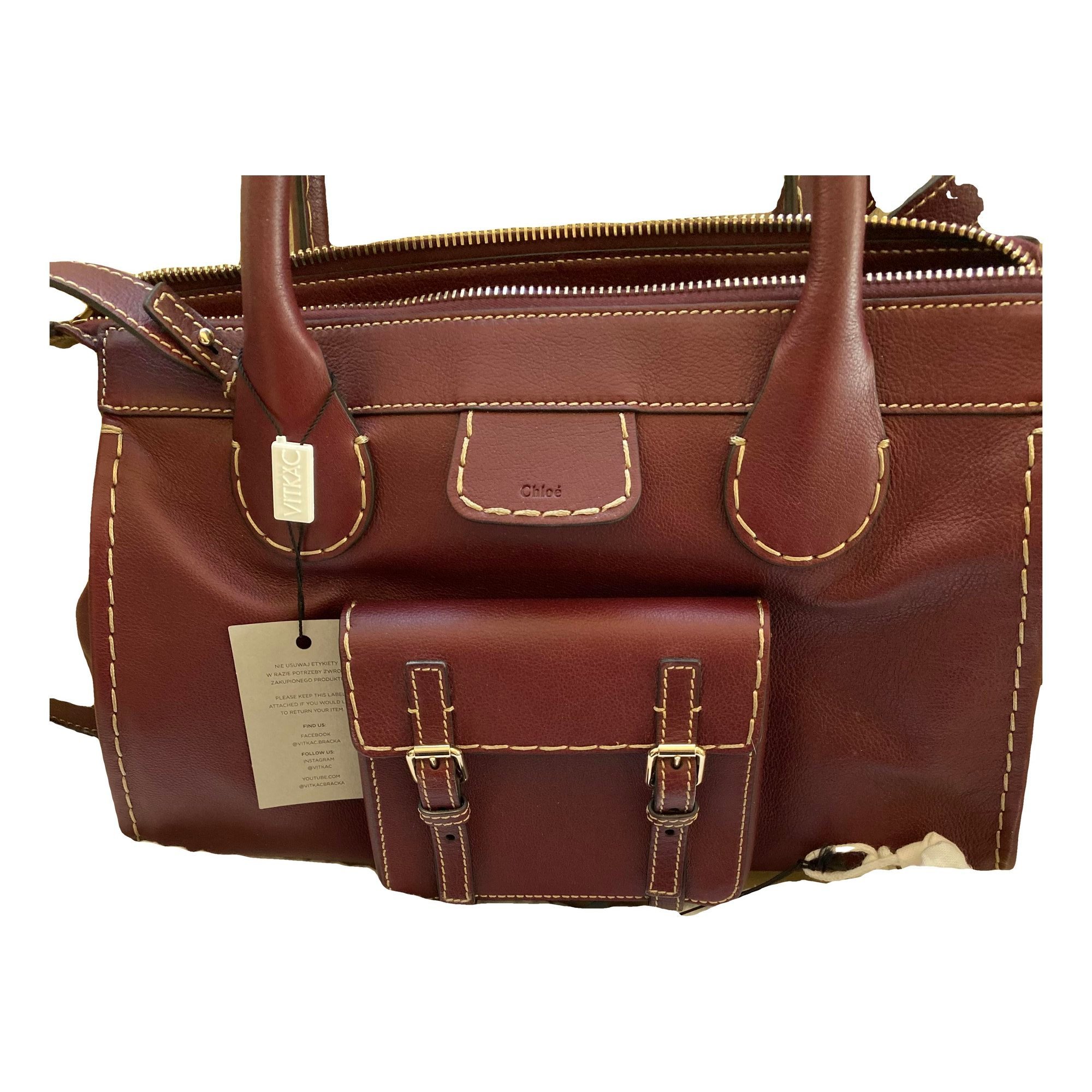 Edith leather handbag