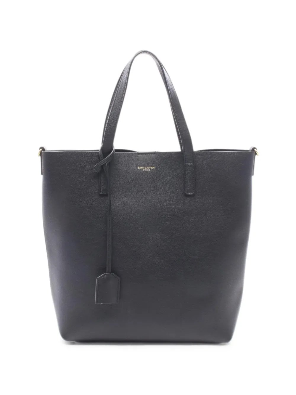 2000s Toy Shopping leather tote bag