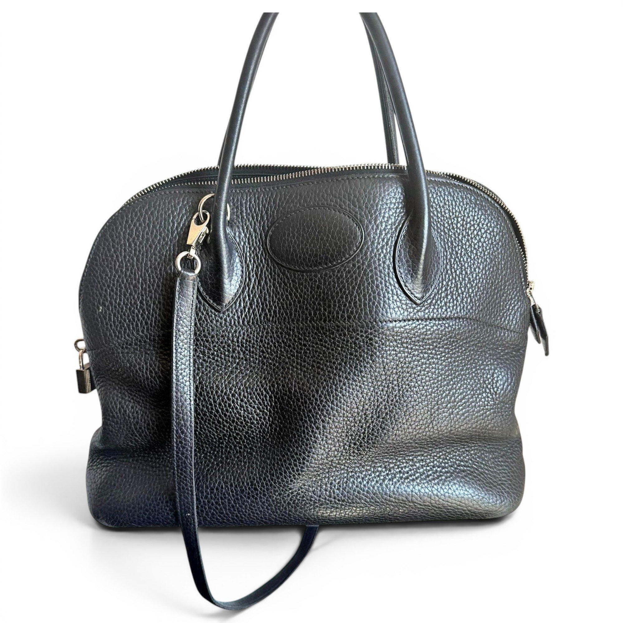 Bolide leather handbag