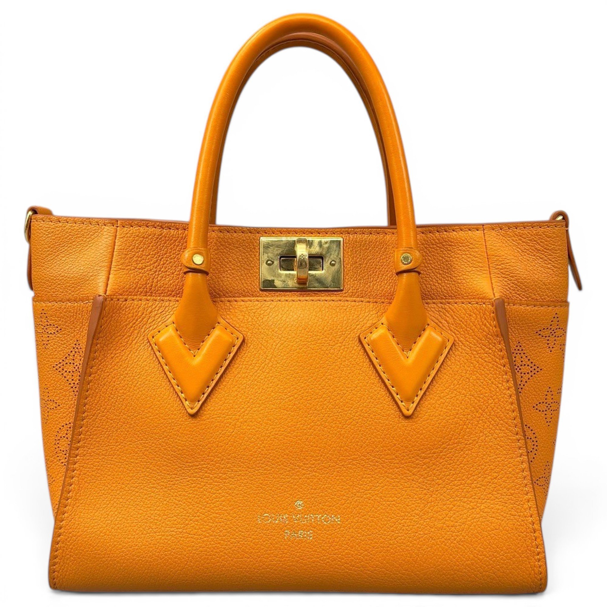 On My Side leather handbag