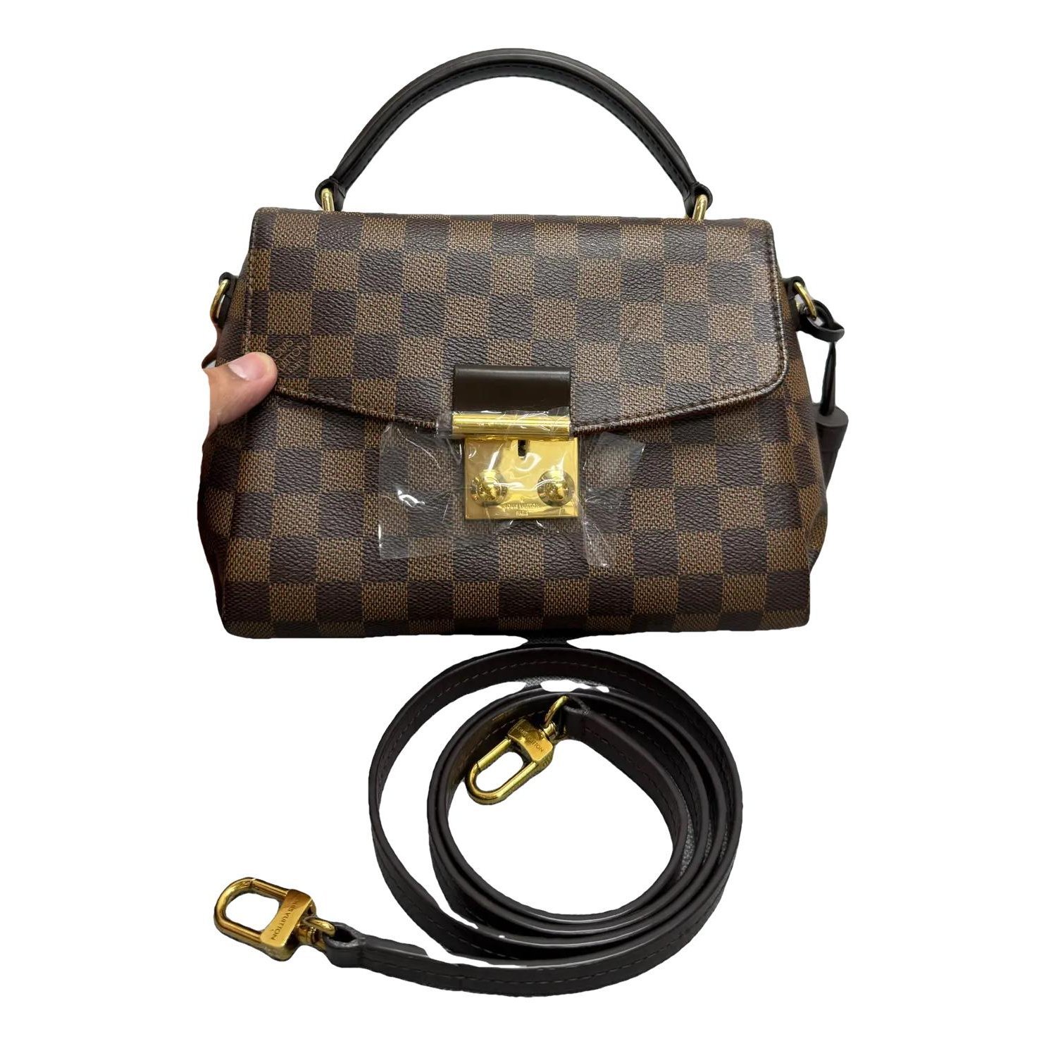 Croisette vinyl crossbody bag