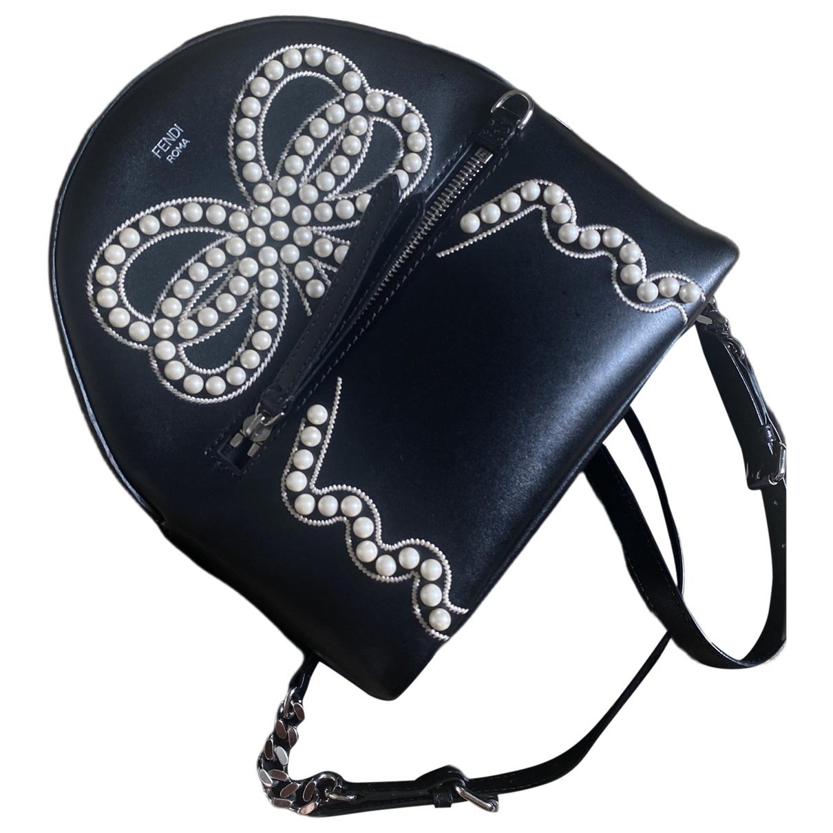 Leather backpack
