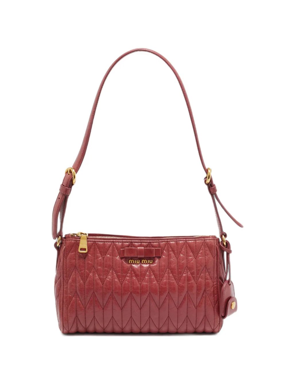 Bow Matelassé shoulder bag