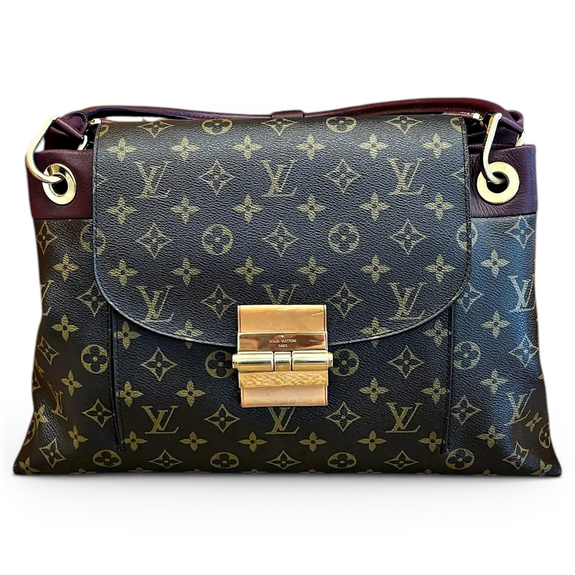 Olympe vinyl handbag