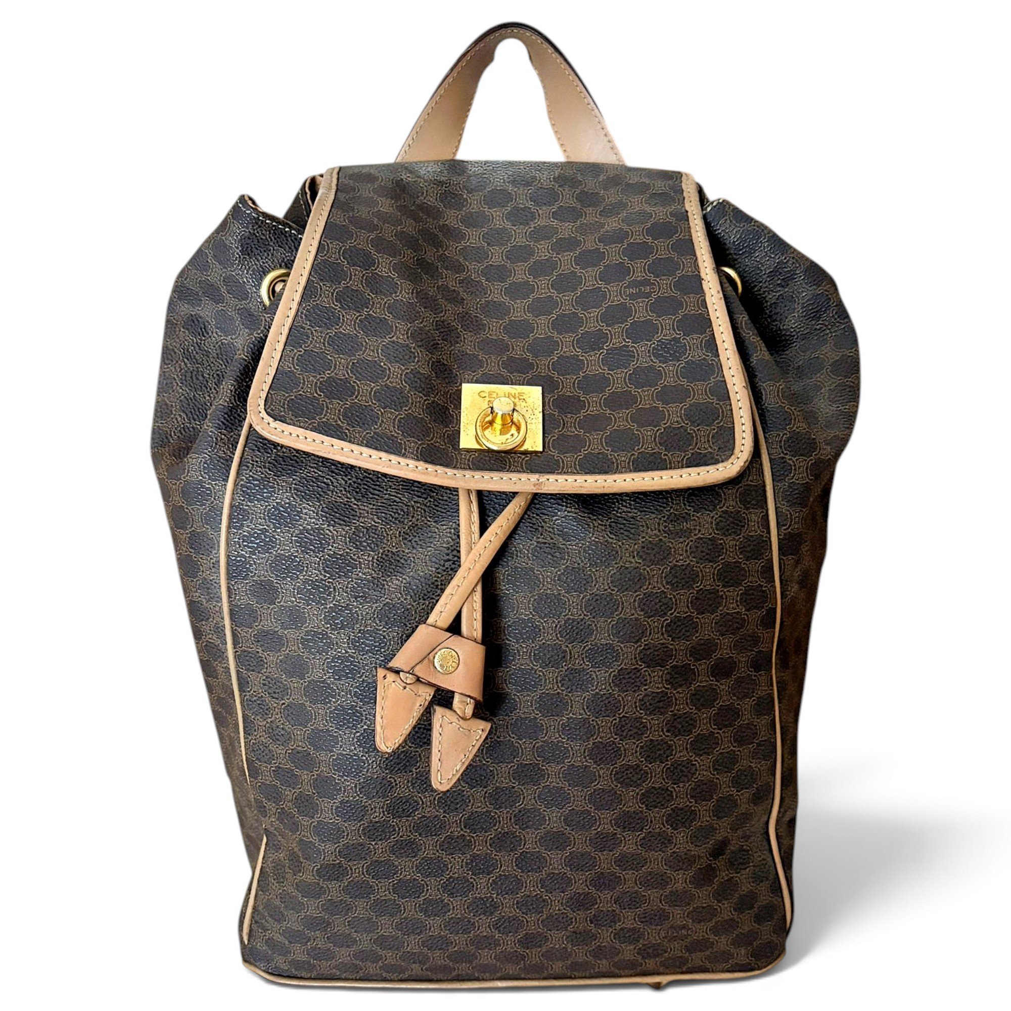Folco leather backpack