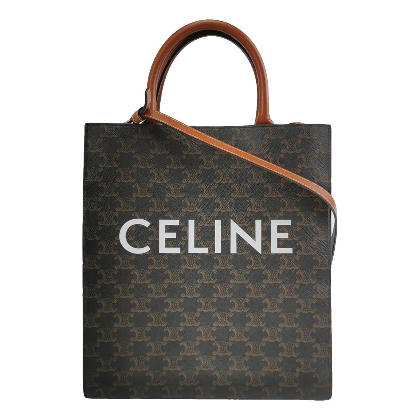 Cabas leather tote
