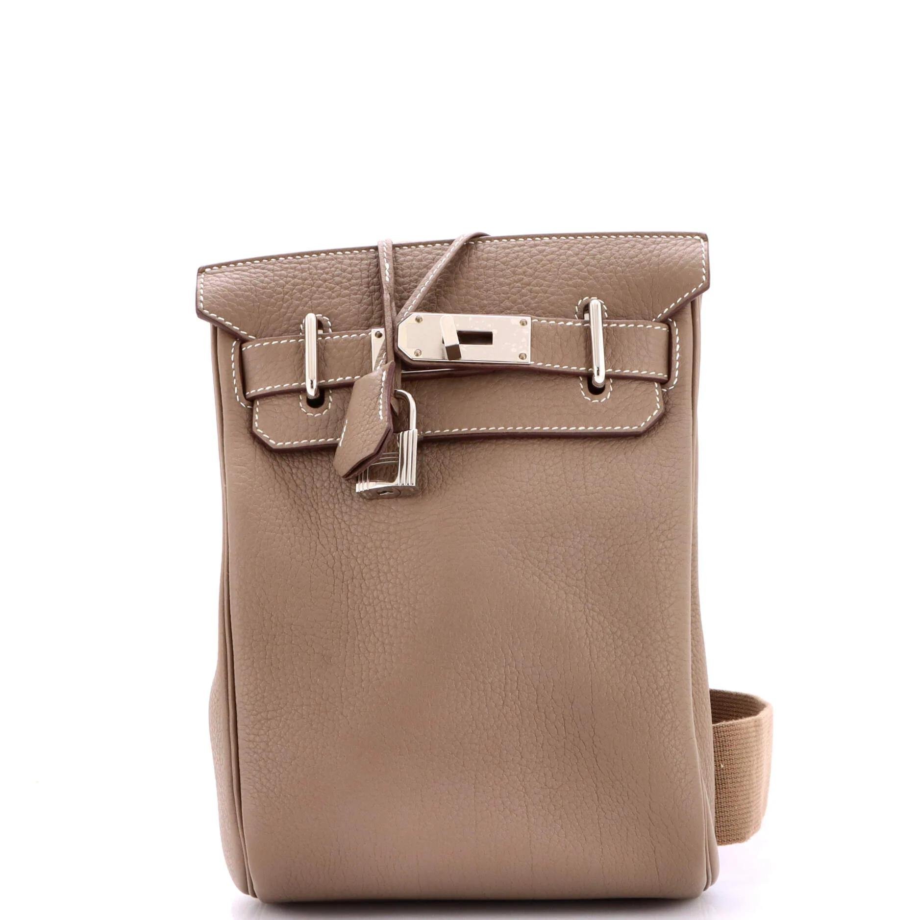 Leather backpack