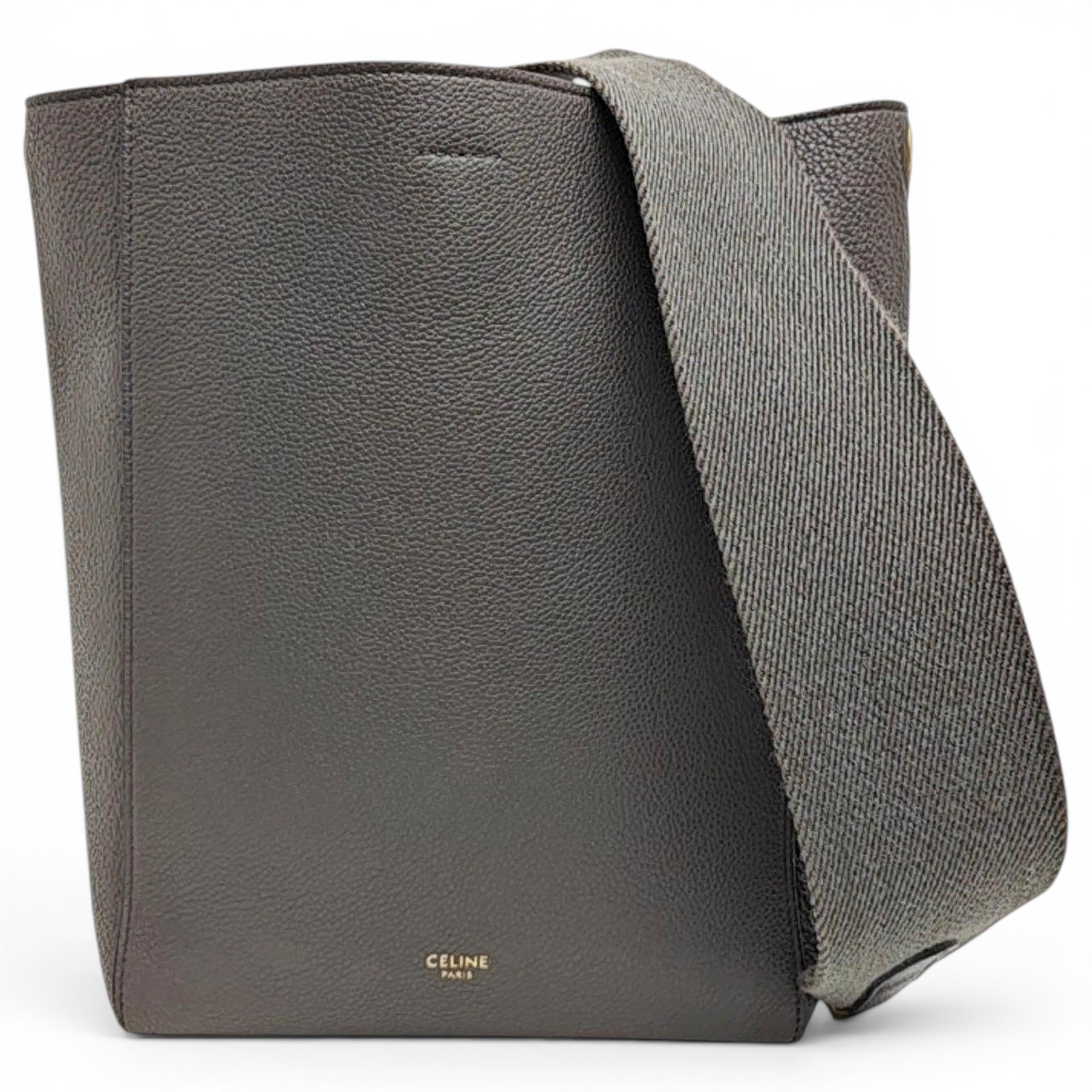 Seau Sangle leather handbag