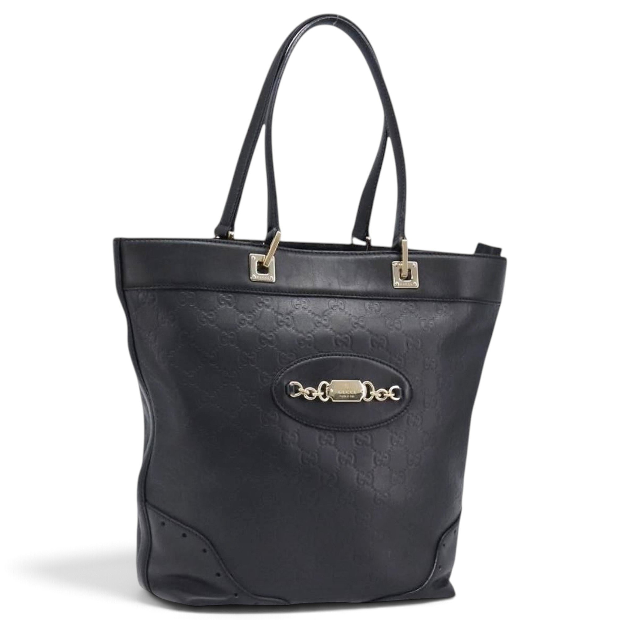 Leather tote