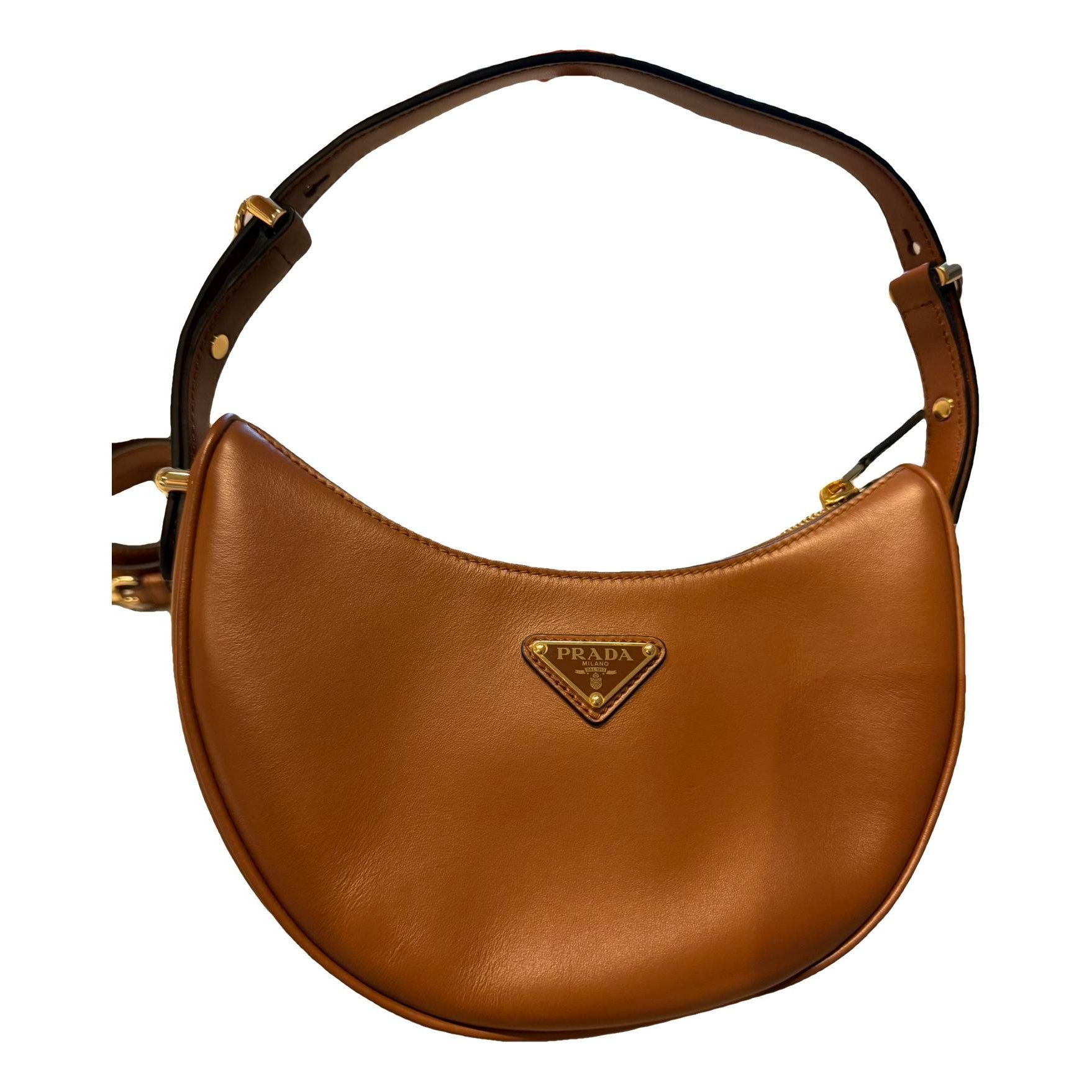 Arqué leather handbag