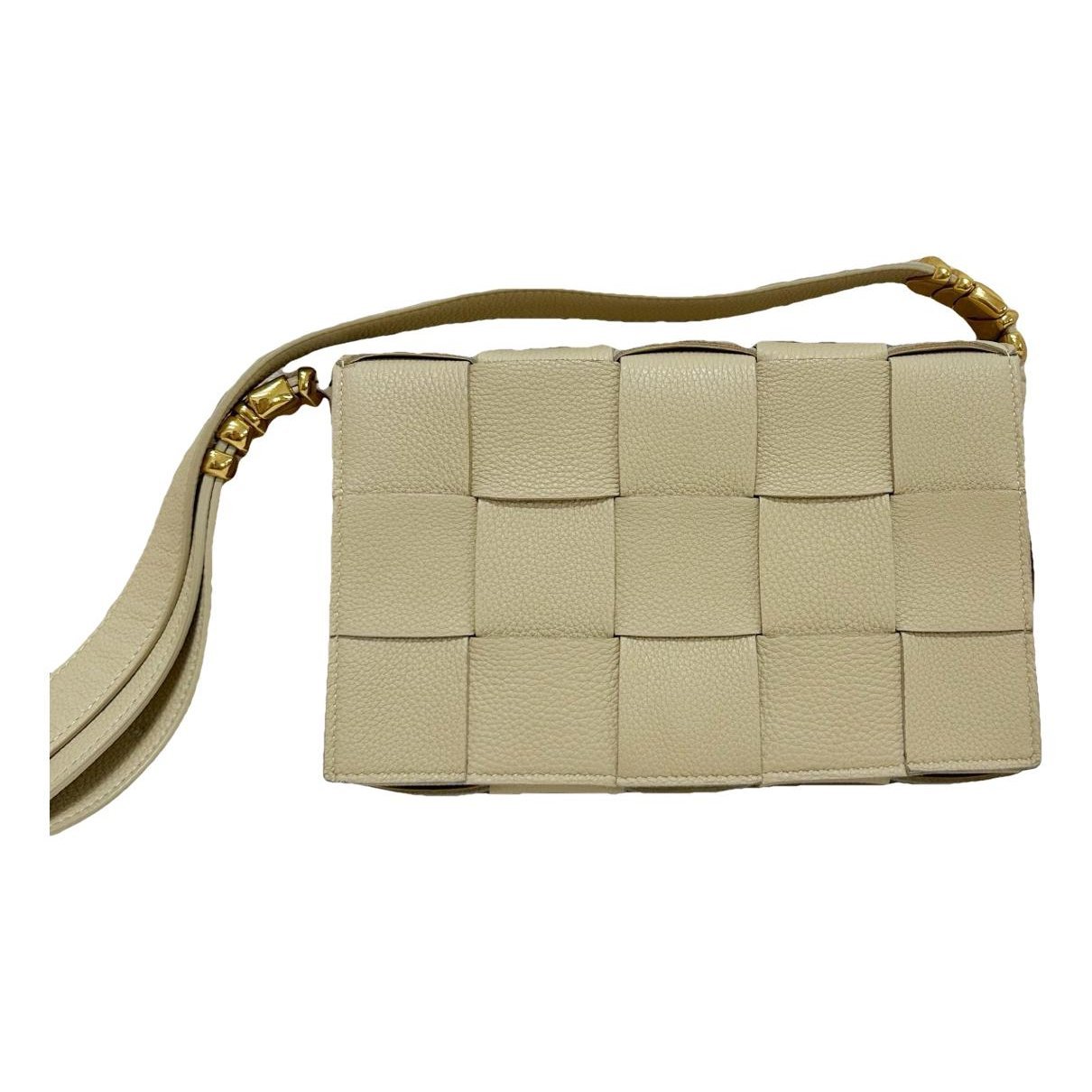 Cassette leather handbag