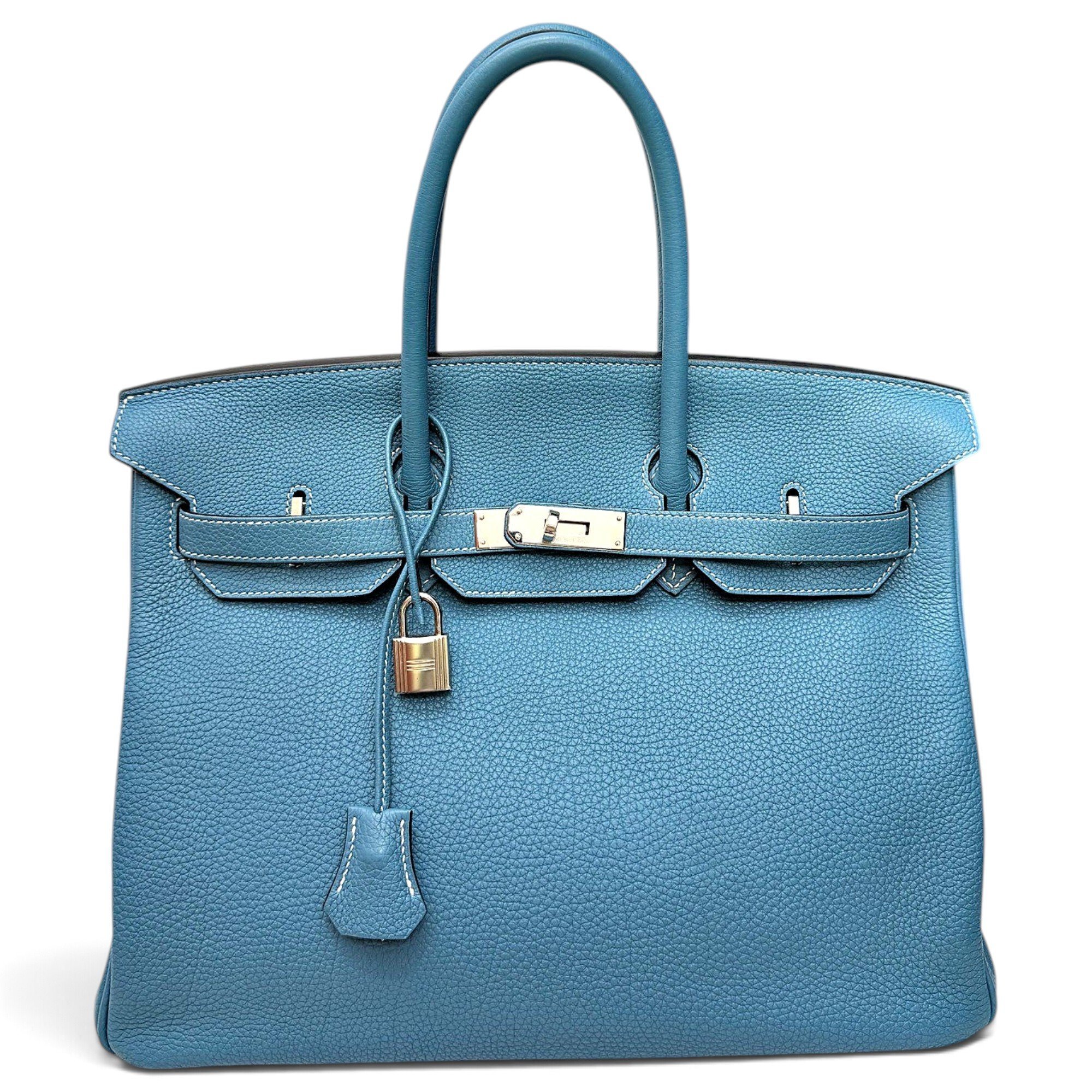 Birkin 35 leather handbag