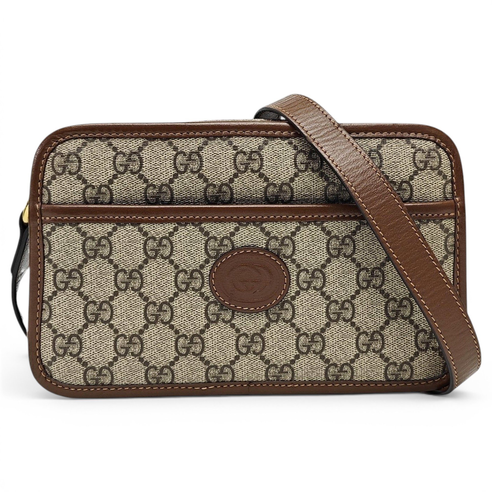 Ophidia GG Supreme leather handbag