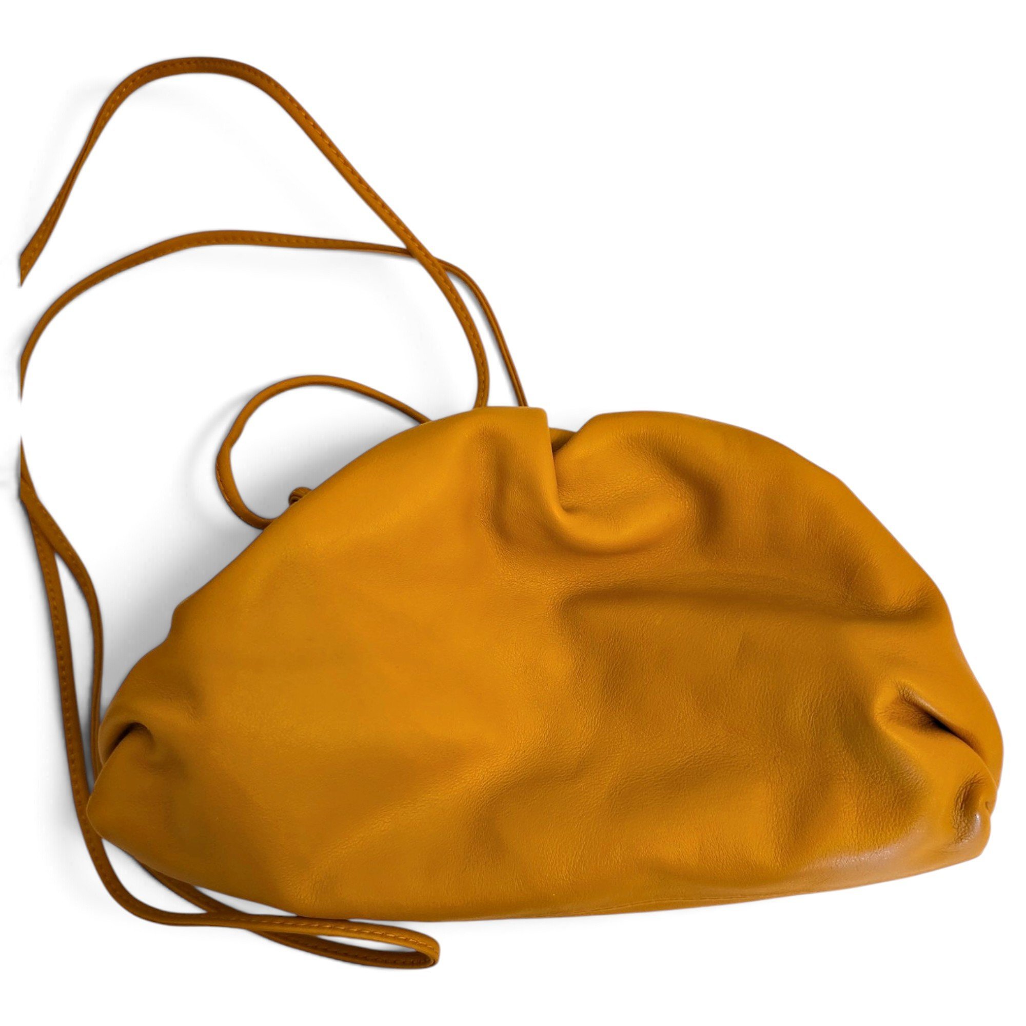 Pouch leather handbag