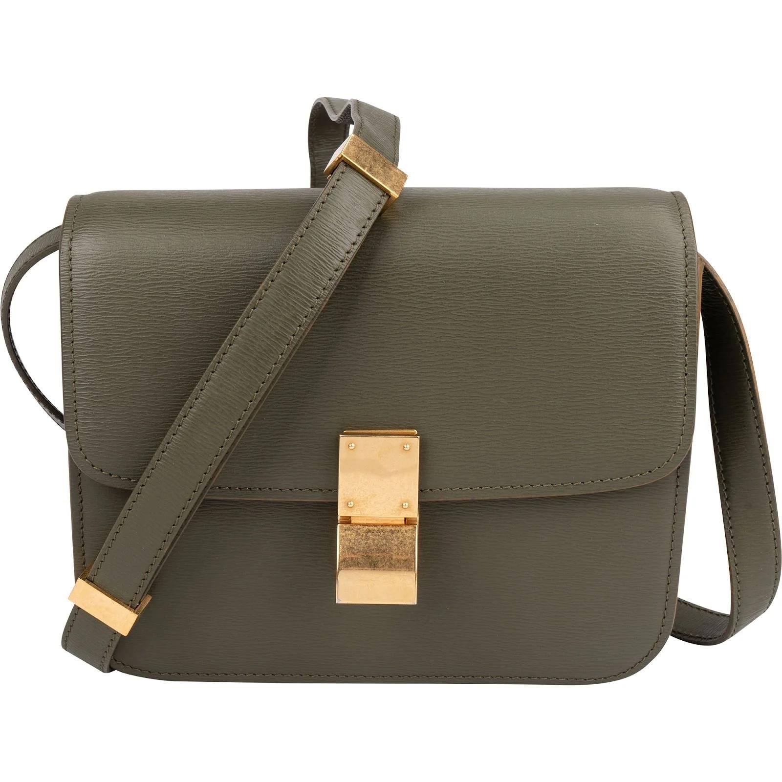 Classic leather crossbody bag