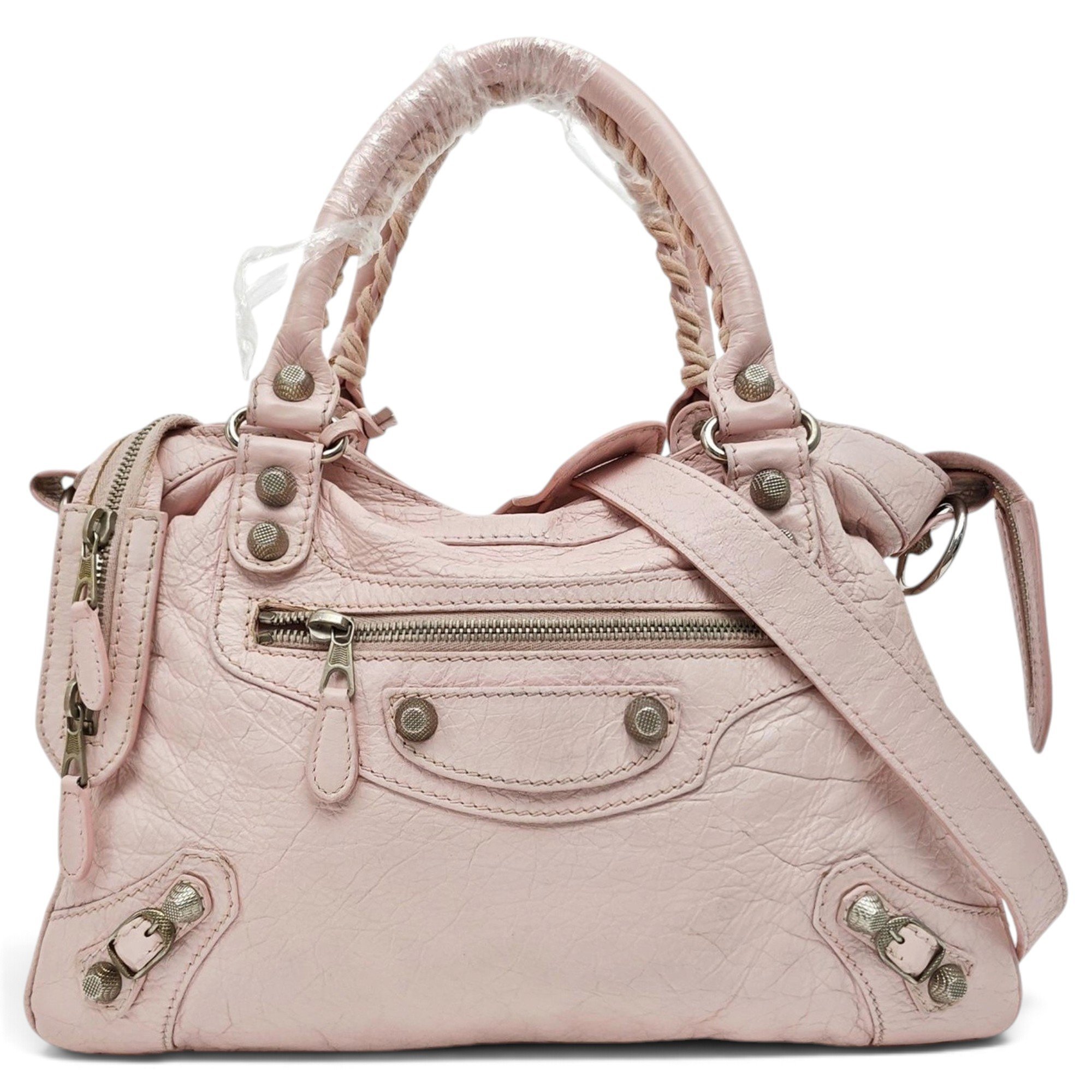 Leather handbag