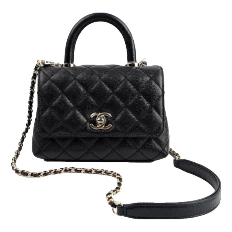 Coco Handle leather handbag
