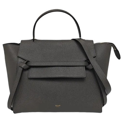 Belt leather handbag