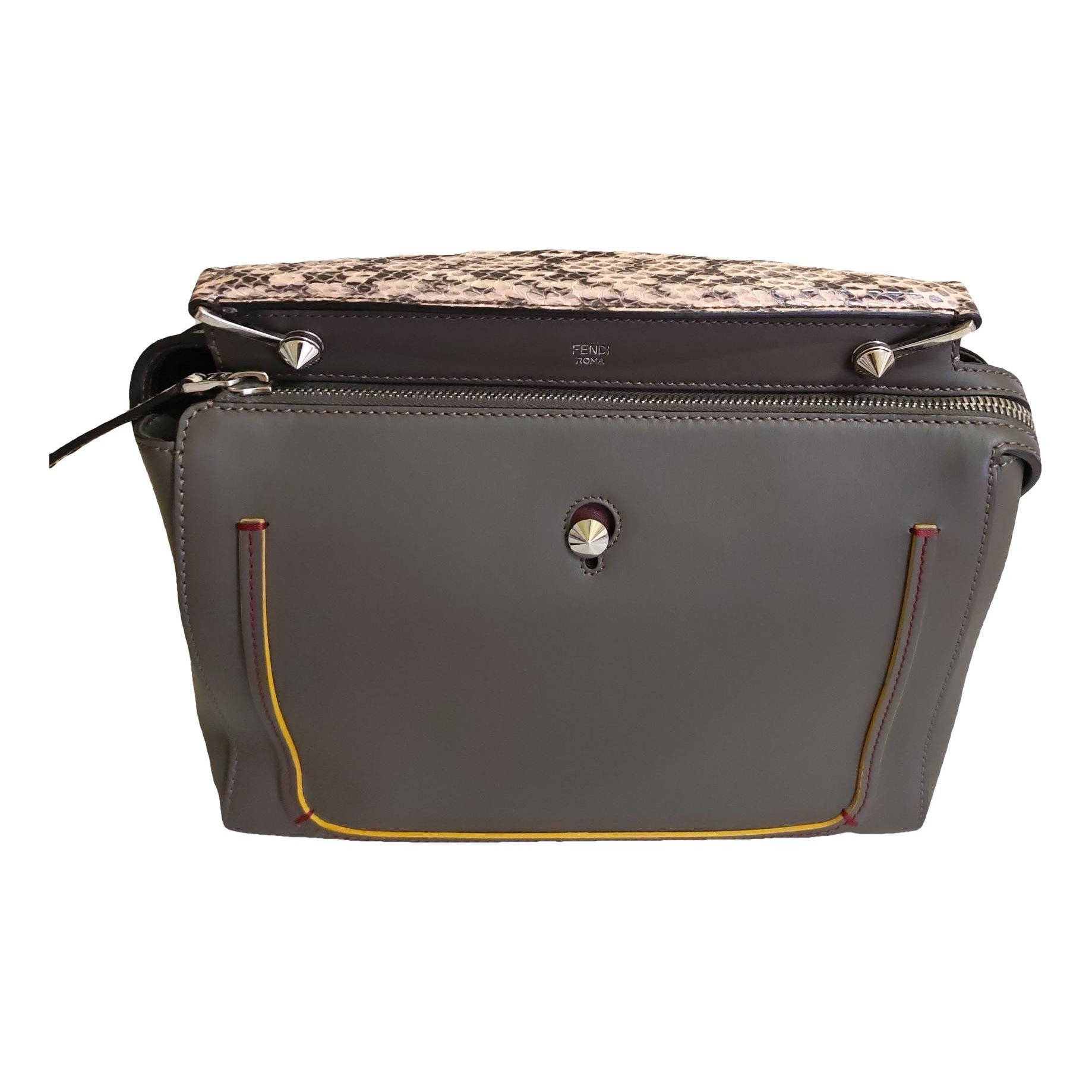 Dot Com leather crossbody bag