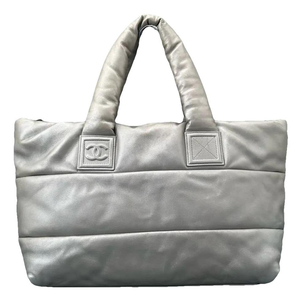 Cocoon leather handbag