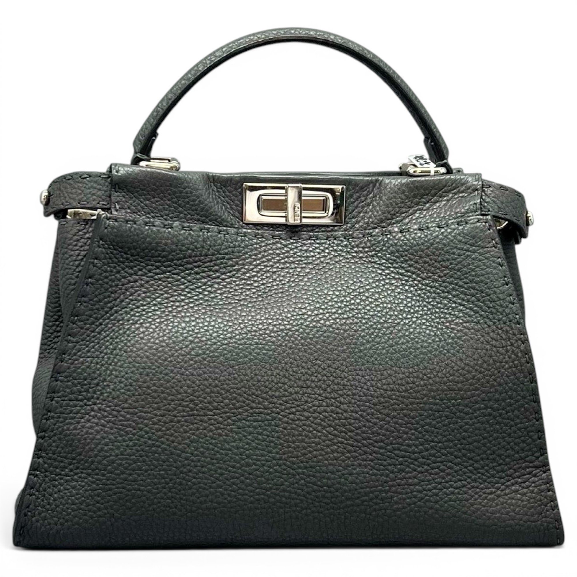 Peekaboo leather handbag