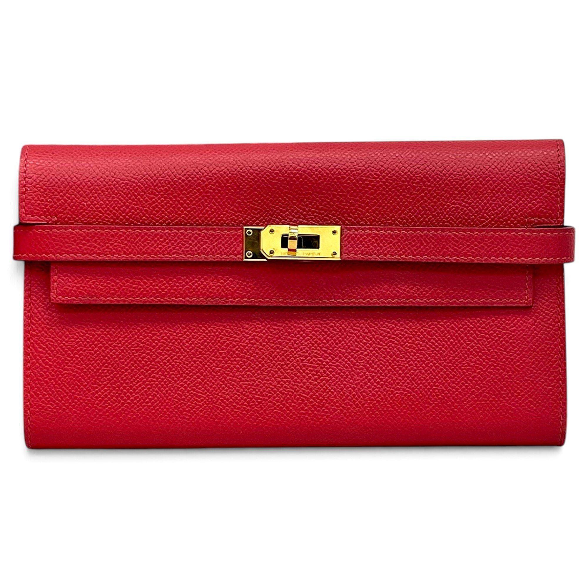 Kelly to go leather clutch bag