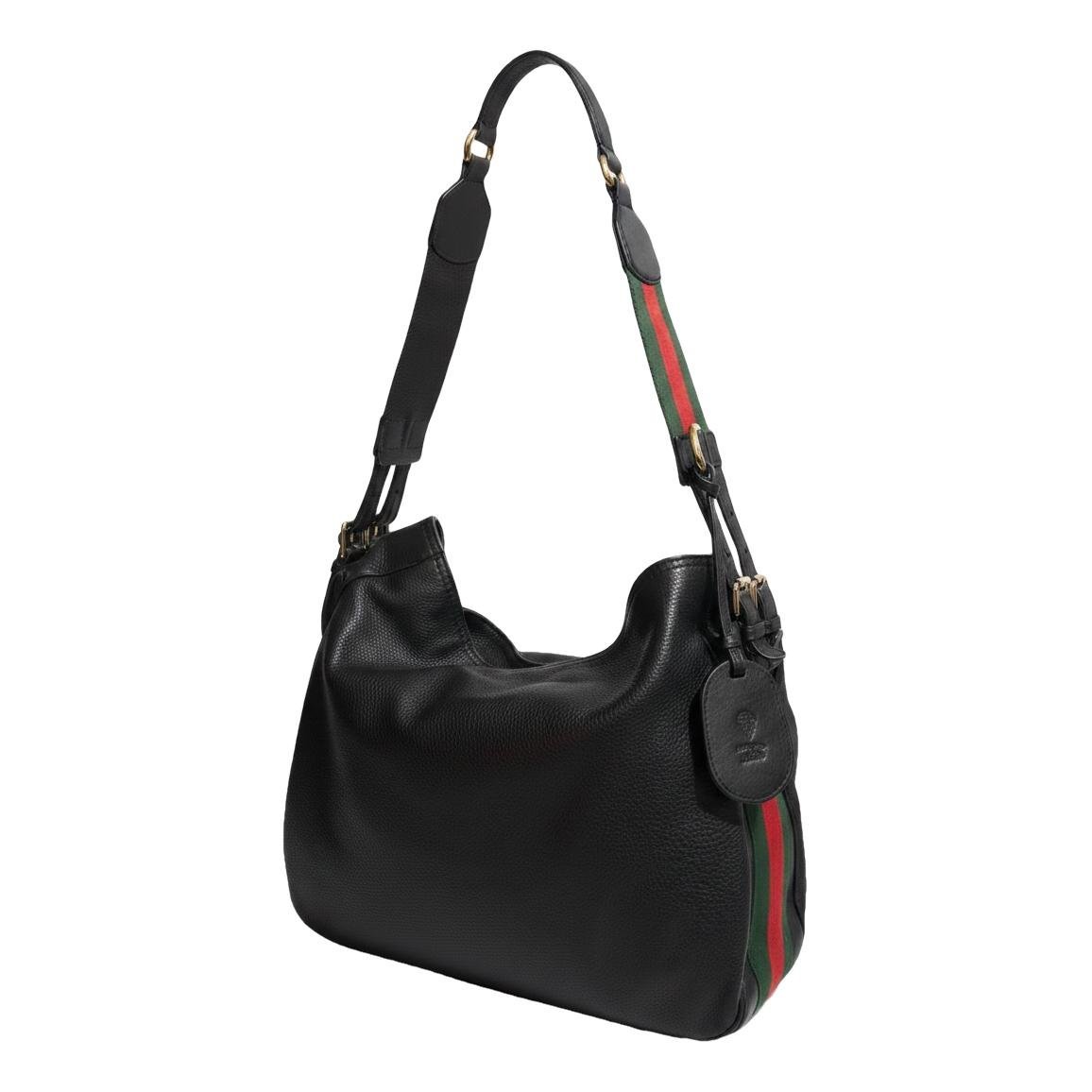 Hobo leather handbag