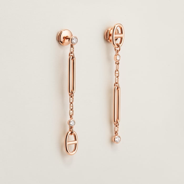 Sans Coloris Chaine d'Ancre Chaos Earrings