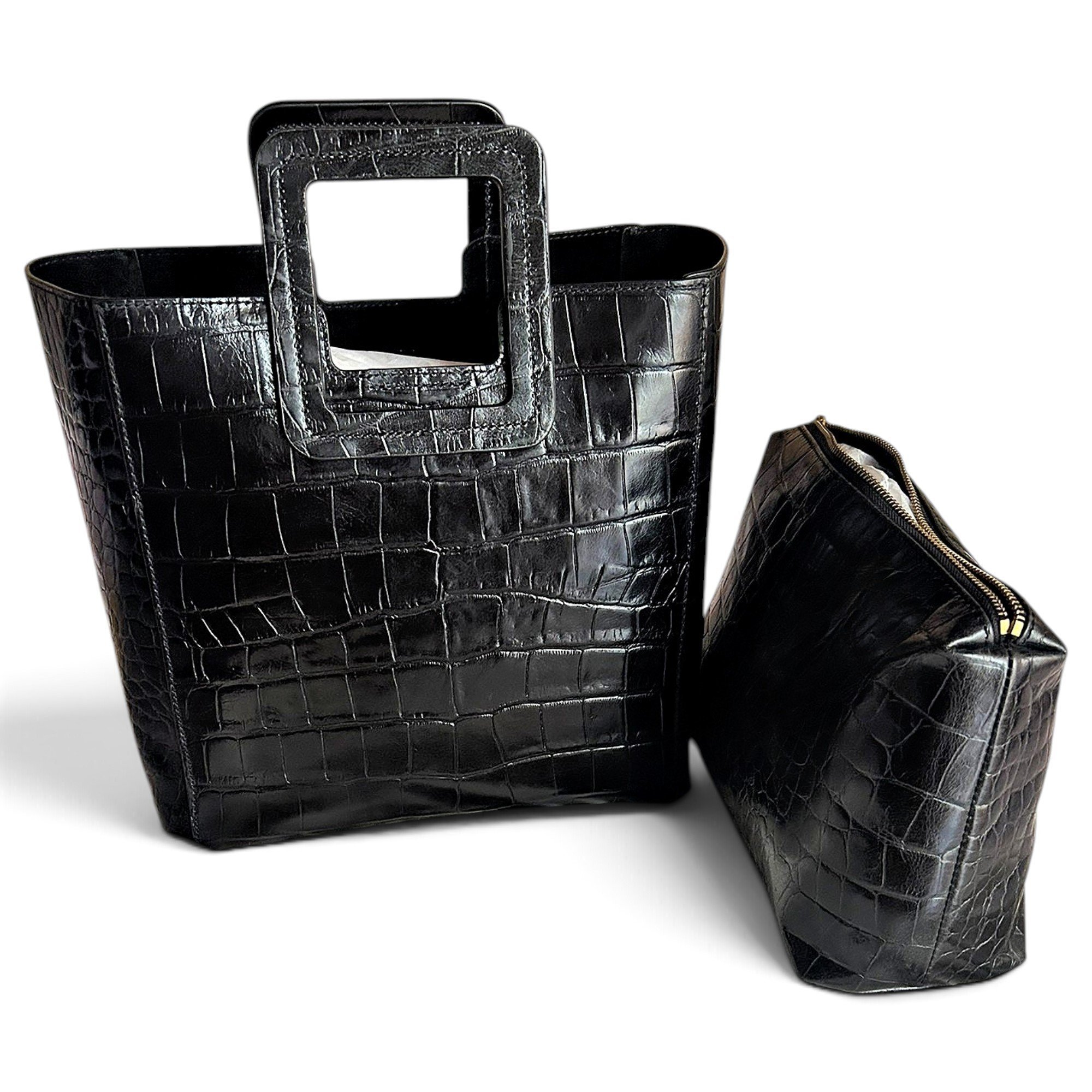 Leather satchel