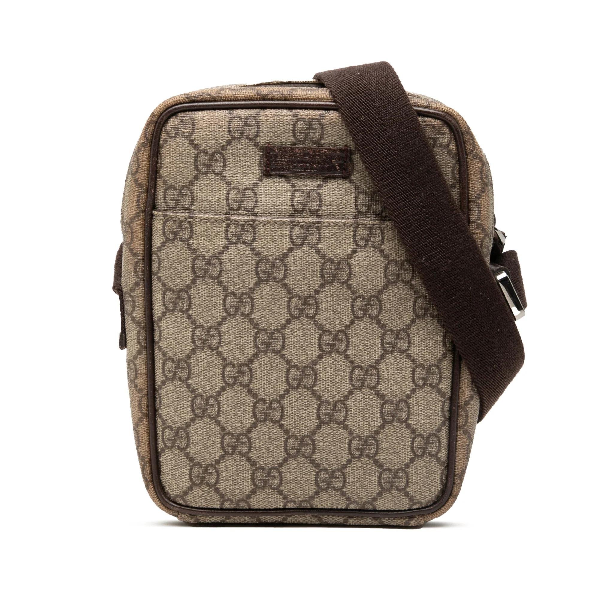 Gucci B leather crossbody bag