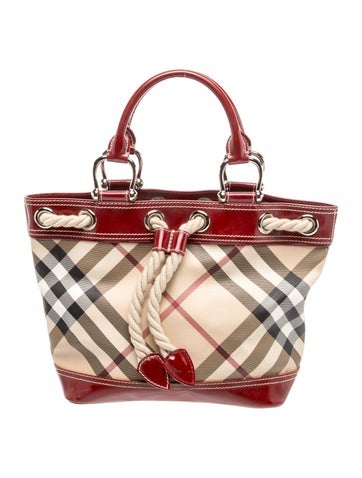 Nova Check Top Handle Bag