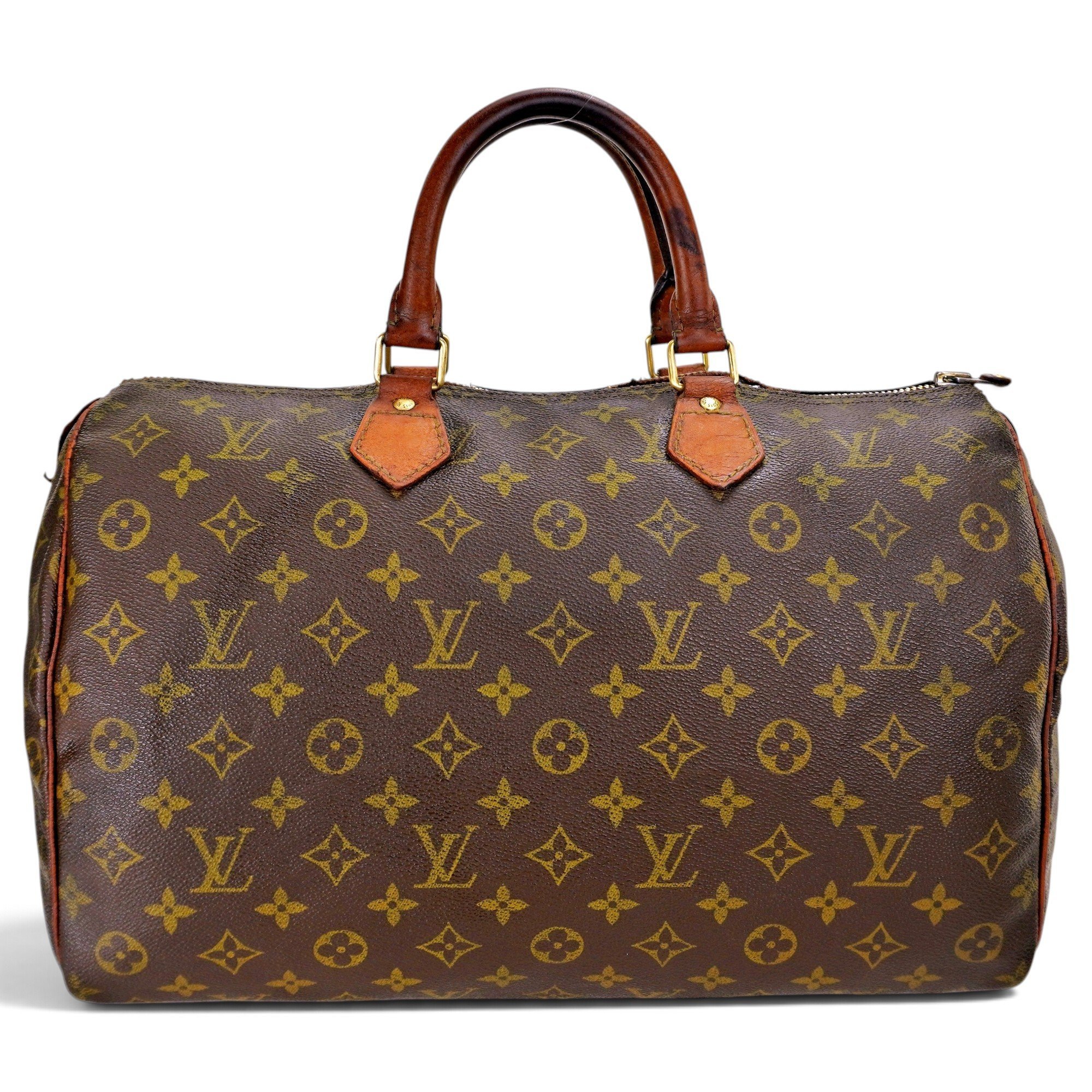 Speedy leather tote