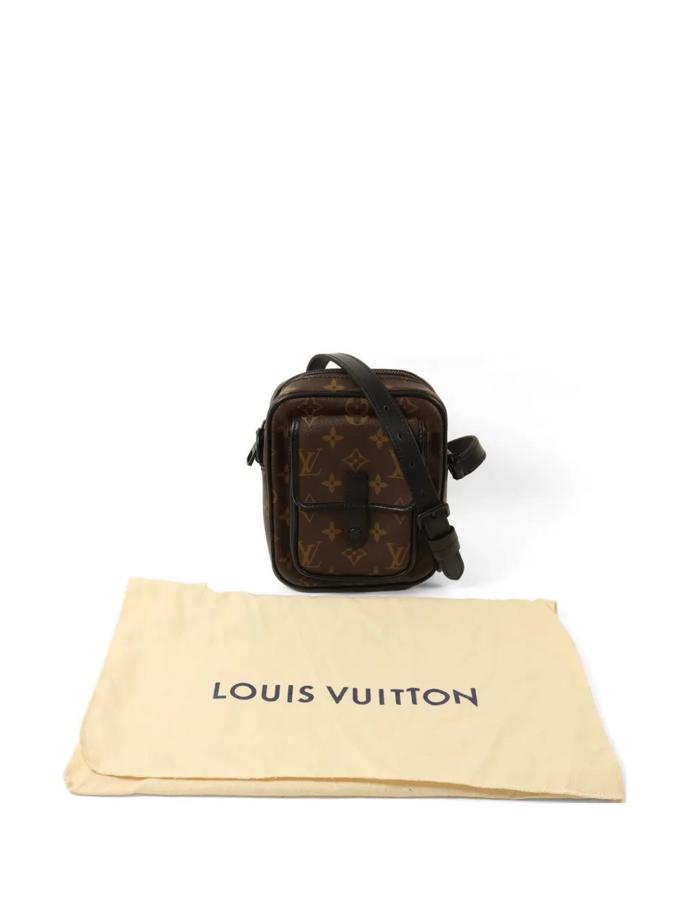 Christopher Monogram Macassar shoulder bag