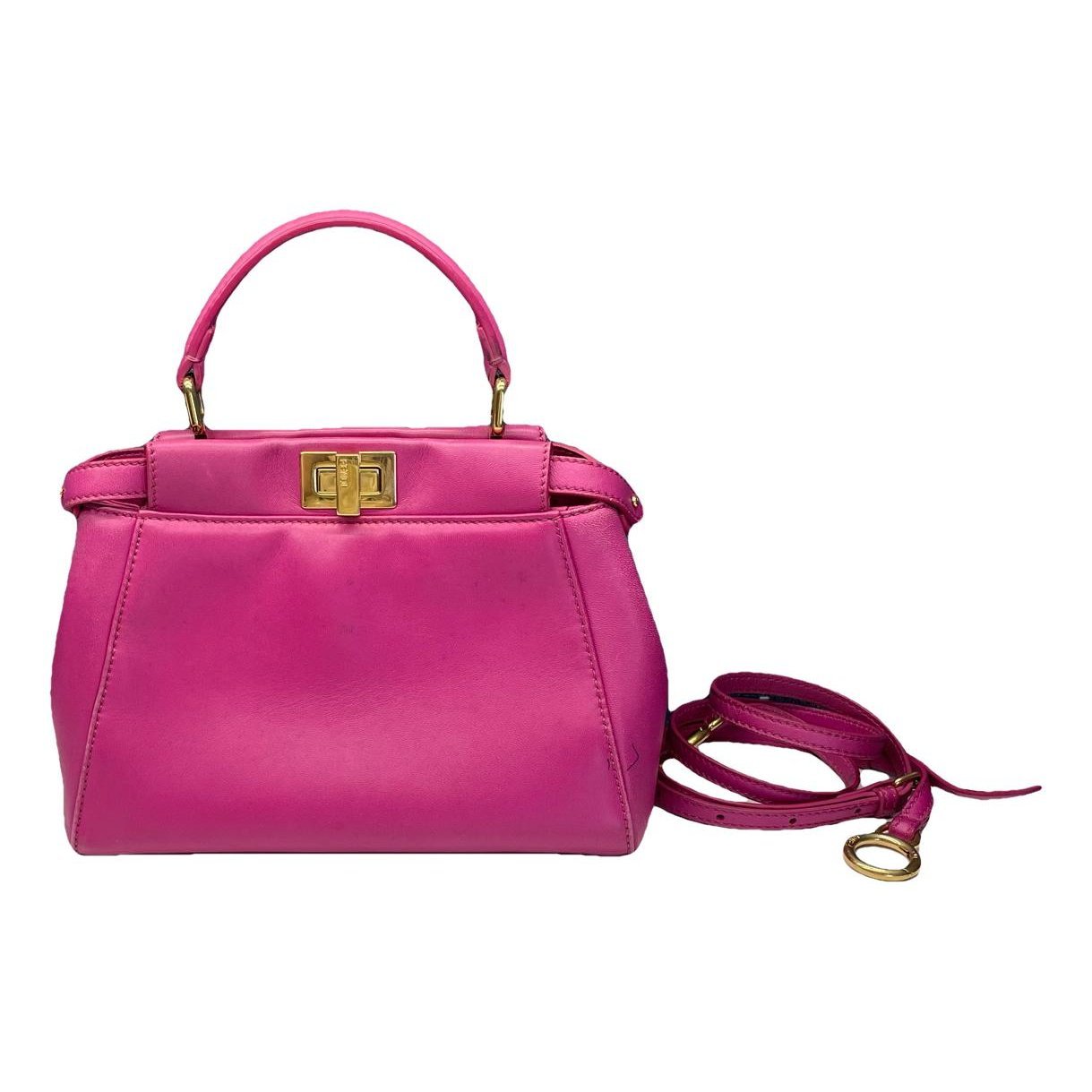 Peekaboo leather handbag