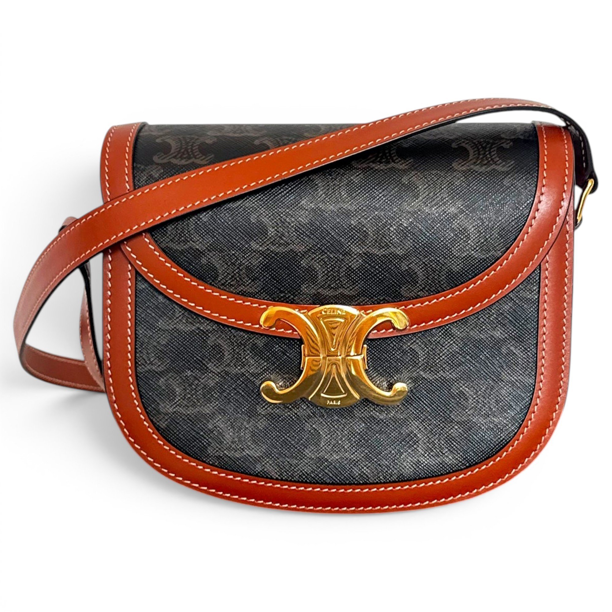 Folco leather crossbody bag