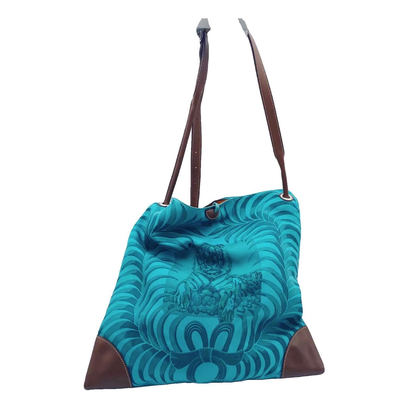 Hermes Silk City Handbag