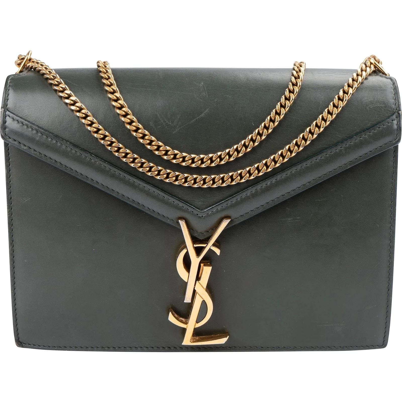 Envelope leather crossbody bag