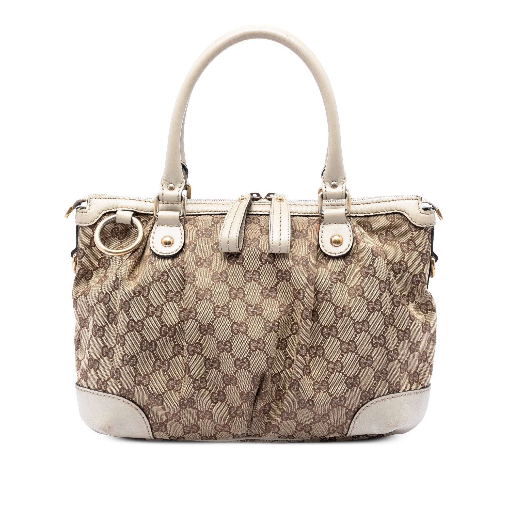 Sukey leather satchel