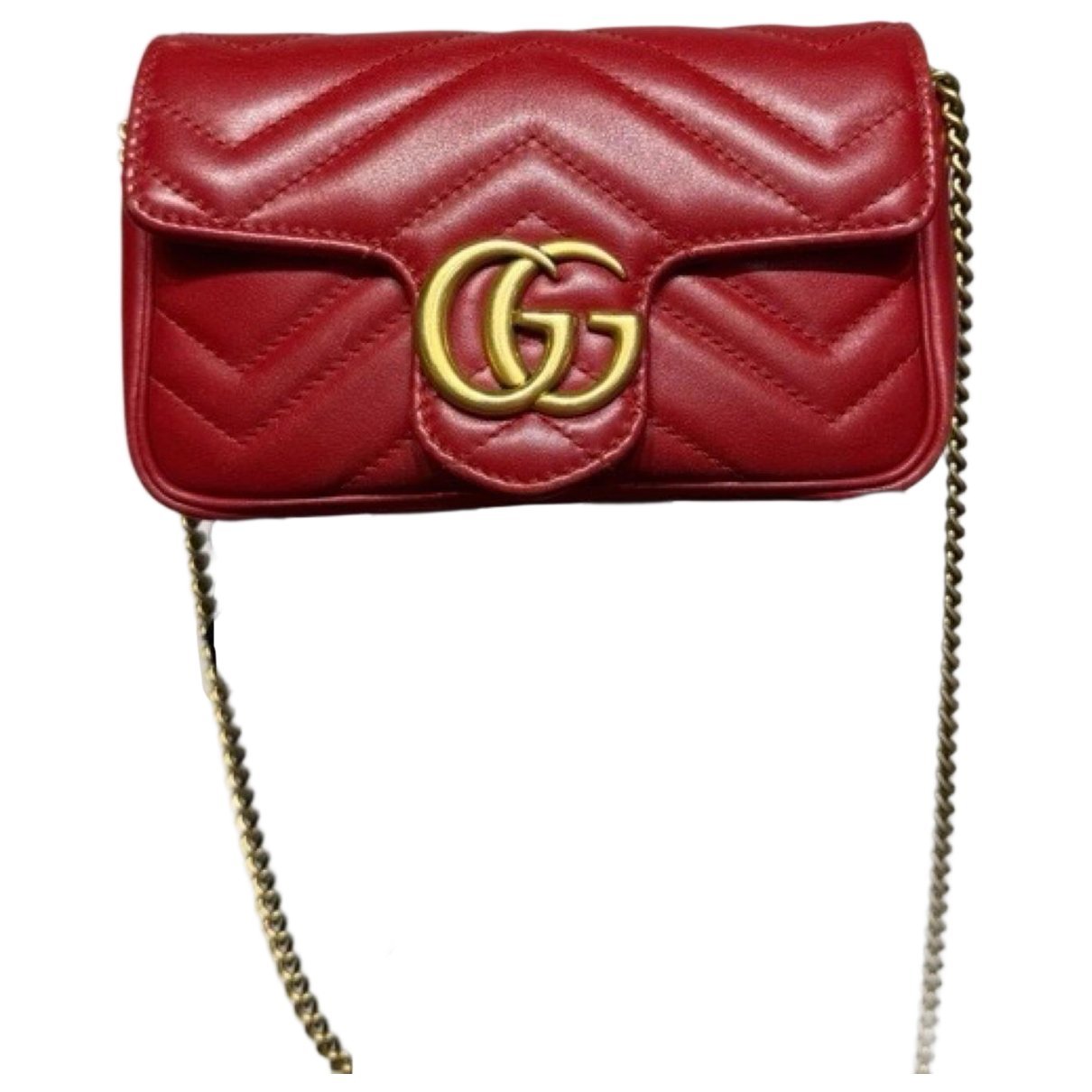 GG Marmont Flap leather crossbody bag