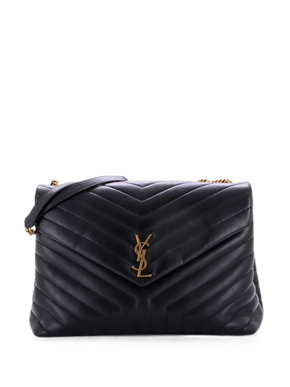 Loulou Matelasse Chevron Leather Large shoulder bag